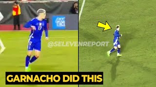 The moment Garnacho copied Zidane iconic celebration after Di Maria goal  Manchester United News [upl. by Aissila531]