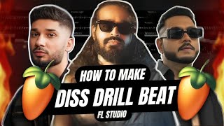 How To Make Drill Beat in FL Studio Hindi [upl. by Kosse]