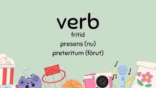 Verb på fritiden nu och förut presens och preteritum  sfi [upl. by Malita596]