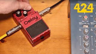 4TRACK RECORDING TECHNIQUES How to Hook Up Effects Pedals  424recordingcom [upl. by Namsaj902]