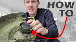 How to Change the Line  Weed Eater String  Replace Weed Wacker 2021 [upl. by Doomham]