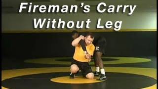 2 on 1 to No Leg Firemans Carry  Cary Kolat Wrestling Moves [upl. by Zeitler]