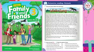 NYSCHOOL Page 54 amp 55  Family and Friends 3  EXTENSIVE READING Animals [upl. by Etnahc]