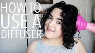 How To Use a Diffuser on CurlyWavy Hair  Laura Neuzeth [upl. by Etan]