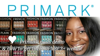 Primark nails demo amp How to get them to last 3 weeks [upl. by Yerroc]