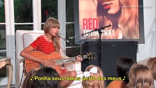 Taylor Swift  Treacherous Legendado Live Google Hangout 2012  SWIFTIES BRASIL [upl. by Kiele27]