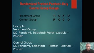 Paano Gamitin ang Randomized Pretest Posttest Only Control Group Design [upl. by Frida]