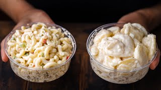 How To Make Authentic New York Deli Mac and Potato Salad [upl. by Ycnan]