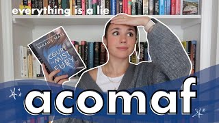 yall wanted me to read a court of mist and fury so here it is  acomaf reading vlog [upl. by Nairdna]