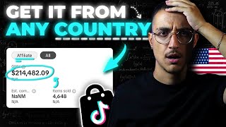 How To Get The Tiktok Shop Affiliate from any country [upl. by Feldstein]