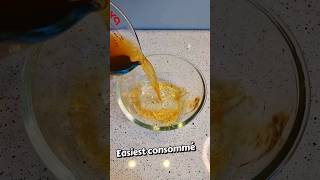 The easiest and cheapest consomme cooking recipe kitchenhack [upl. by Pamelina76]