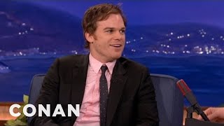 Michael C Hall Wants Dexter To Die Funny In The Finale  CONAN on TBS [upl. by Jacobina]