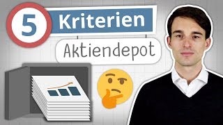 Welches Aktiendepot für Anfänger 5 Kriterien zum DepotVergleich [upl. by Eryn]