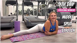 MIDDLE SPLIT STRETCH for Splits amp Oversplits Gymnastic Flexibility Routine [upl. by Elraet256]