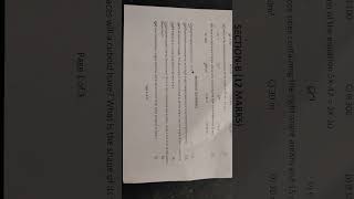 DAV public school jharkhand zone D annual question paper class 7 maths 202223 [upl. by Statis659]