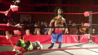 Extreme Midget Wrestling EMoney vs King Midget Pt 2 [upl. by Ahsiekam381]