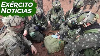 Exercício inédito treina interoperabilidade entre exército do Brasil e EUA [upl. by Uriia]