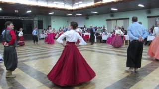 Xote Laranjeira  com coreografia Fandango de Galpão  baile 27082016 [upl. by Cathe]