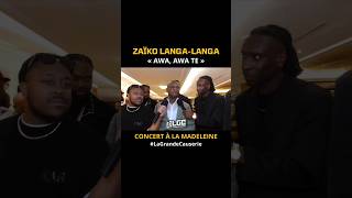 🚨 ZAÏKO LANGALANGA  CONCERT À LA MADELEINE 🇧🇪 Reactions LaGrandeCauserie LGC ZaikoLangaLanga [upl. by Idolah604]