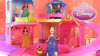 Château des Princesses Disney Magiclip Glitter Glider Castle Playset [upl. by Atteuqnas]