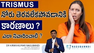 Trismus Causes amp Prevention  Cause of trismus  How to prevent trismus  Jaw pain  Dr Kiran Kumar [upl. by Notsirk]