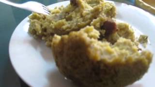 Ecuadorian Cuisine Bolon de Verde or Fried Green Plantain Ball [upl. by Yrreb482]