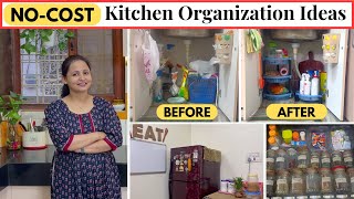 10 CLEVER Kitchen Organization Ideas  NoCost Home amp Kitchen Organization Hacks  Urban Rasoi [upl. by Vasiliki]