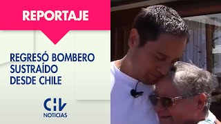 CASO ADOPCIONES ILEGALES  El emotivo reencuentro de bombero sustraído desde Chile con su familia [upl. by Elidad]