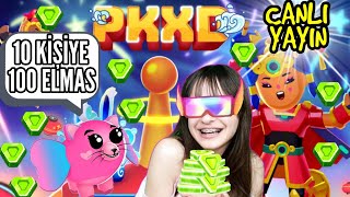 PK XD YENİ GÜNCELLEME CANLI YAYIN  10 KİŞİYE 100 ELMAS🤑  PK XD NEW UPDATE LIVE [upl. by Hurd]