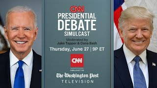 LIVE on June 27 at 8 pm ET  CNN presidential debate [upl. by Aicnom]