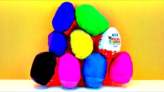 Minnie Mouse Play Doh Spongebob Kinder Surprise My Little Pony Surprise Eggs StrawberryJamToys [upl. by Aicarg]