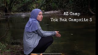 Tok Bak campsite3  kecantikan hutan dan sungai di sini  camping malaysia campingmalaysia camping [upl. by Rudolph]