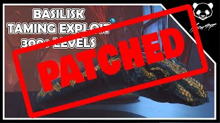 Patched Basilisk Taming Exploit  ARK Survival Evolved [upl. by Korns]