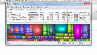 Using WinDirStat To Cleanup Disk Files [upl. by Tarabar]