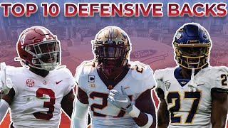 Top 10 Defensive Backs of the 2024 NFL Draft [upl. by Aitrop712]