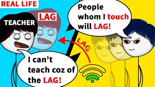 When a Gamer Lags in Real Life [upl. by Burrill]