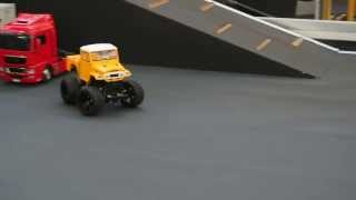 tamiyablogcom  Tamiya GF01 4WD Toyota Land Cruiser 40 Pick Up  Part 1 at Nuremberg Toy Fair 2014 [upl. by Jakie298]