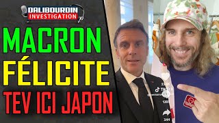 EMMANUEL MACRON FÉLICITE TEV ICI JAPON POUR SON MUSÉE DU JEUX VIDÉO ET APPORTE SON SOUTIEN [upl. by Rhoads609]