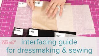 Interfacing for Dressmaking  What to Choose and How To Use it [upl. by Vevina]