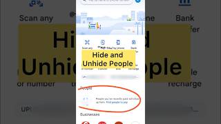 Google Pay People Unhide  How to Hide and Unhide GPay Number  Tech KKA [upl. by Cullin]