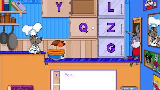 Reader Rabbit Preschool  Part 1 ABC Diner Ticket 1 [upl. by Sherard978]