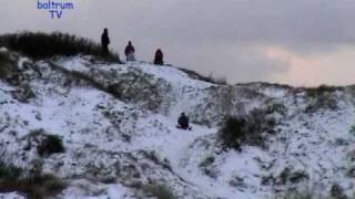 DünenRodeln auf Baltrum im Winter [upl. by Drareg]