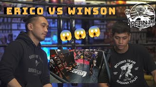 Ericko Lim VS Winson Reynaldi Reaction Fight bersama Andicka quotMonsterquot Mamesah erickolim winson 🔥🔥 [upl. by Nahtaoj]