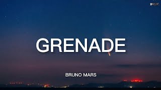 Bruno Mars  Grenade Sped Up Lyrics Tiktok Song [upl. by Nhabois]