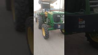 ਯਮਦੂੱਤ ਦਾ ਝੋਟਾ John deer 5050 D 4X4 50hp with 15ft Trolley [upl. by Remliw]