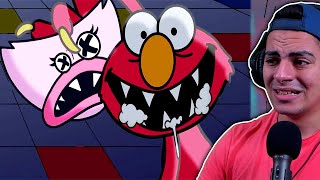 ELMO EATS KISSY  Sad Ending  Poppy Playtime BEST Animations On YouTube [upl. by Berte]