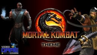 Mortal Kombat Theme guitar cover  Guitar Geek [upl. by Lonny]