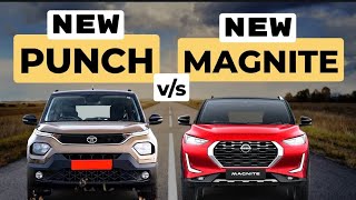 Tata Punch 2024 vs Nissan Magnite🔥Detailed ComparisonPunch vs Magnite 2024  Magnite vs Punch [upl. by Espy282]