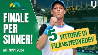 ATP Miami Scanagatta quotStraordinario Sinner e irriconoscibile Medvedev andamento pazzescoquot [upl. by Ahsieken]