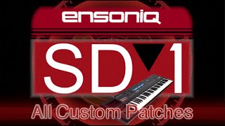 Ensoniq SD1 32 Voice All Custom Patches [upl. by Deidre]